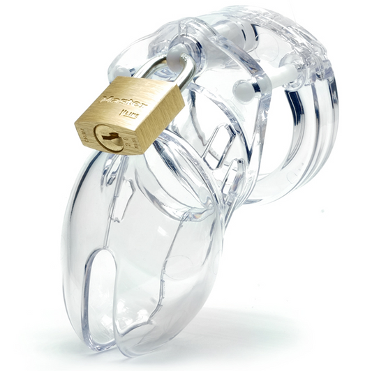 CB-6000S male Cage Kit - Clear – Rechargeable, Discreet, Intimate Wellness Accessory – Quiet, Rechargeable, Waterproof, Couples & Solo Use, Discreet Intimate Wellness Accessory