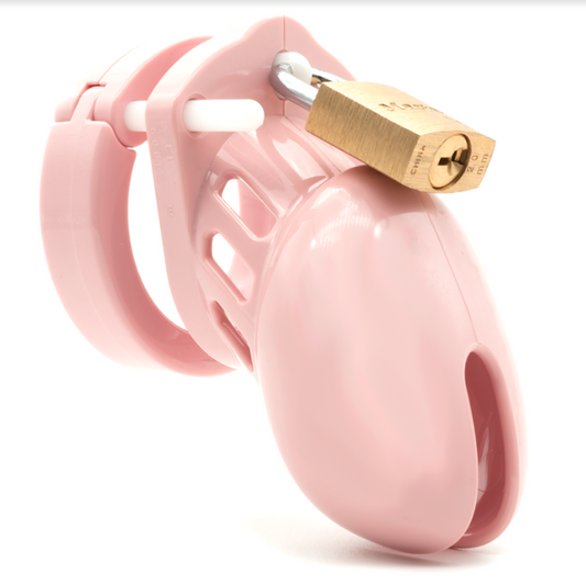 CB-6000S male Cage Kit - Pink – Rechargeable, Discreet, Intimate Wellness Accessory – Quiet, Rechargeable, Waterproof, Couples & Solo Use, Discreet Intimate Wellness Accessory