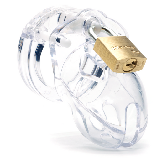 Mr. Stubb male Cage Kit - Clear – Rechargeable, Discreet, Intimate Wellness Accessory – Quiet, Rechargeable, Waterproof, Couples & Solo Use, Discreet Intimate Wellness Accessory