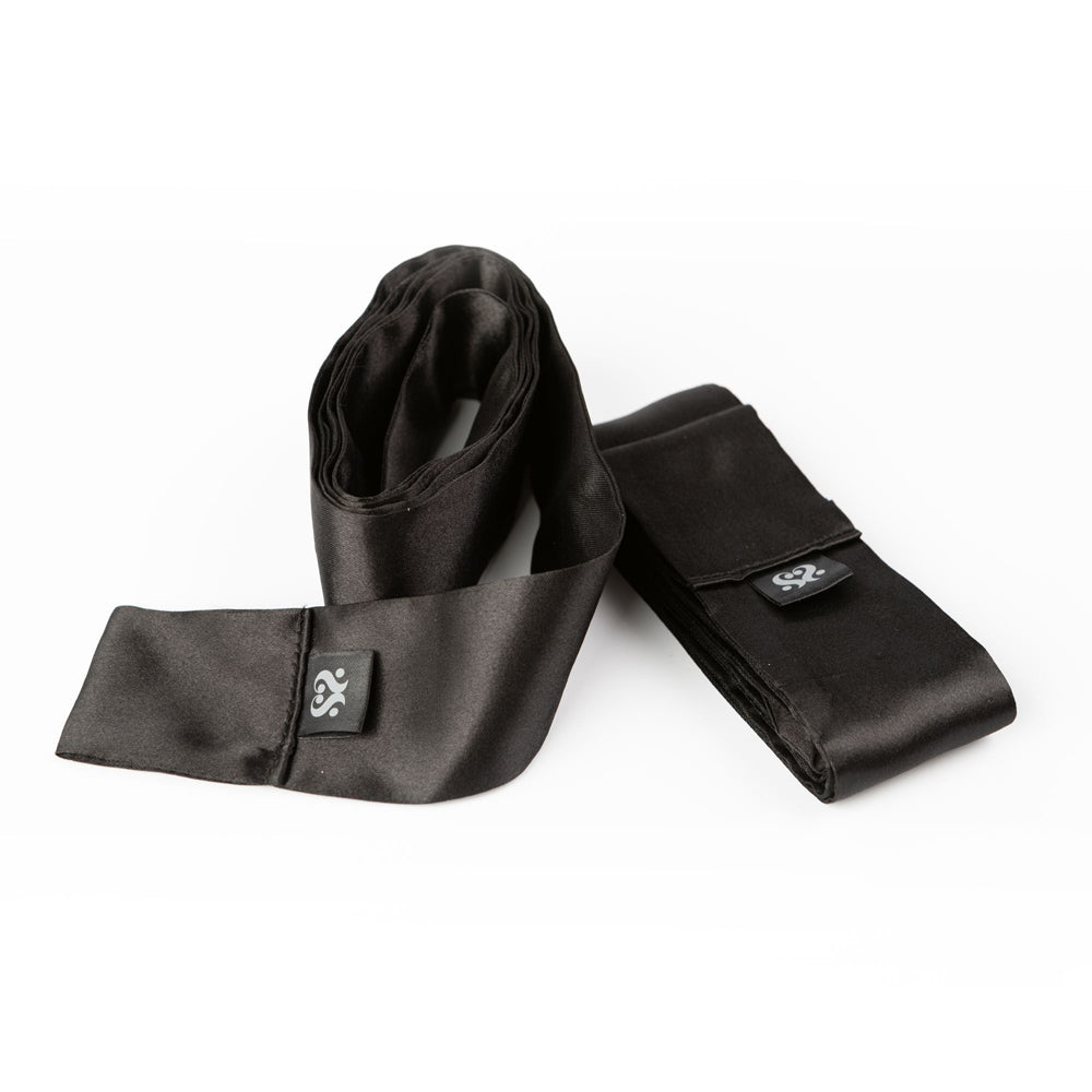 SEI MIO Nights in Tied Satin - 2x Silk – Rechargeable, Discreet, Intimate Wellness Accessory – Quiet, Rechargeable, Waterproof, Couples & Solo Use, Discreet Intimate Wellness Accessory