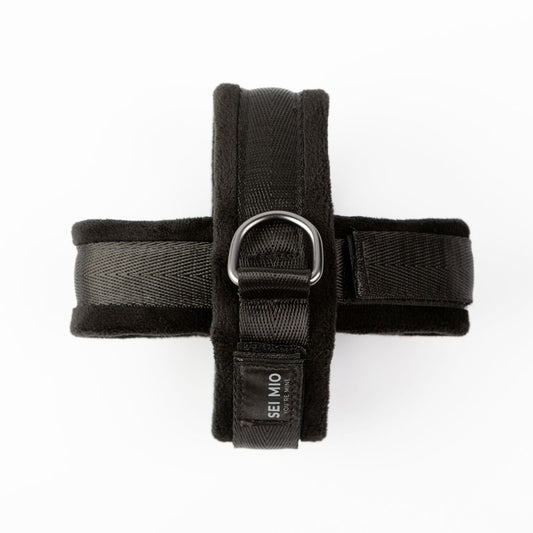 SEI MIO Cross Purposes Over-Wrap Cuffs – Rechargeable, Discreet, Intimate Wellness Accessory – Quiet, Rechargeable, Waterproof, Couples & Solo Use, Discreet Intimate Wellness Accessory