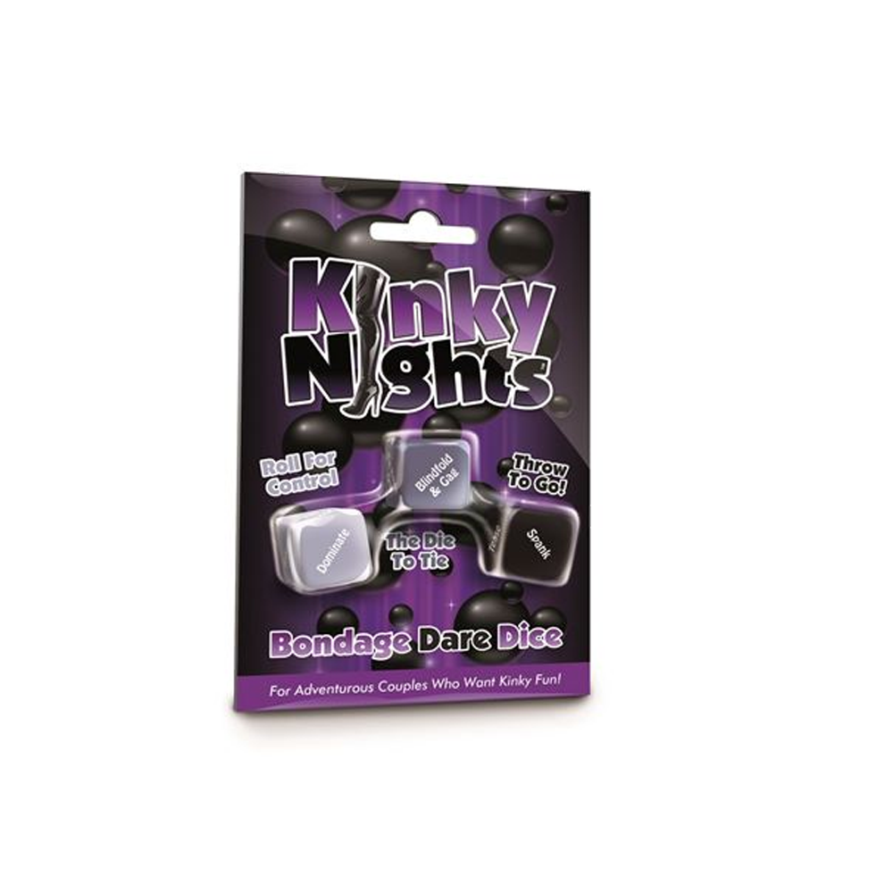 Kinky Nights playful restraint Dare Dice – Rechargeable, Discreet, Intimate Wellness Accessory – Quiet, Rechargeable, Waterproof, Couples & Solo Use, Discreet Intimate Wellness Accessory