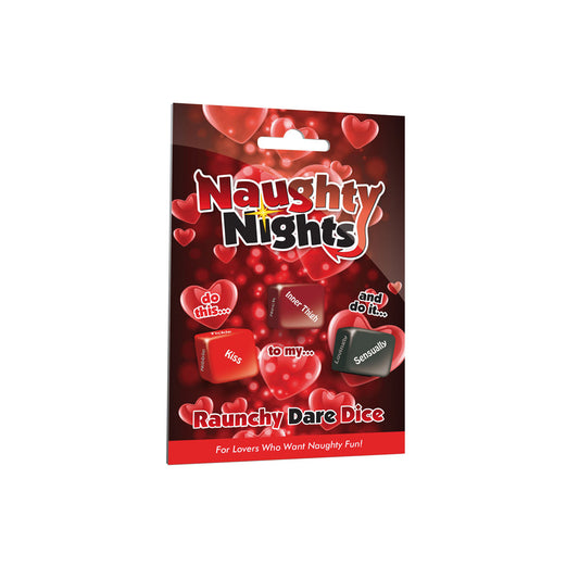 Naughty Nights Raunchy Dare Dice – Rechargeable, Discreet, Intimate Wellness Accessory – Quiet, Rechargeable, Waterproof, Couples & Solo Use, Discreet Intimate Wellness Accessory