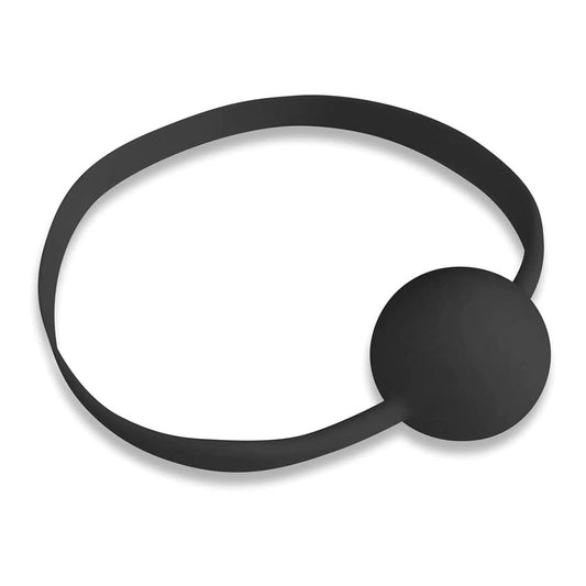 Quickie Ball Gag - Medium - Black – Rechargeable, Discreet, Intimate Wellness Accessory – Quiet, Rechargeable, Waterproof, Couples & Solo Use, Discreet Intimate Wellness Accessory
