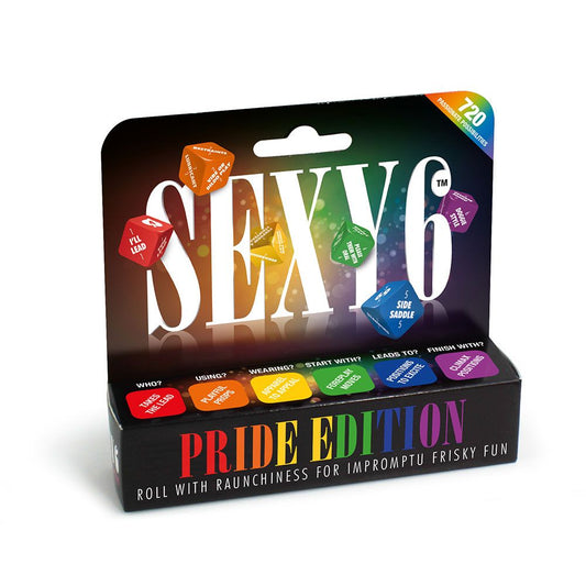 Sexy 6 (Pride Edition) – Rechargeable, Discreet, Intimate Wellness Accessory – Quiet, Rechargeable, Waterproof, Couples & Solo Use, Discreet Intimate Wellness Accessory
