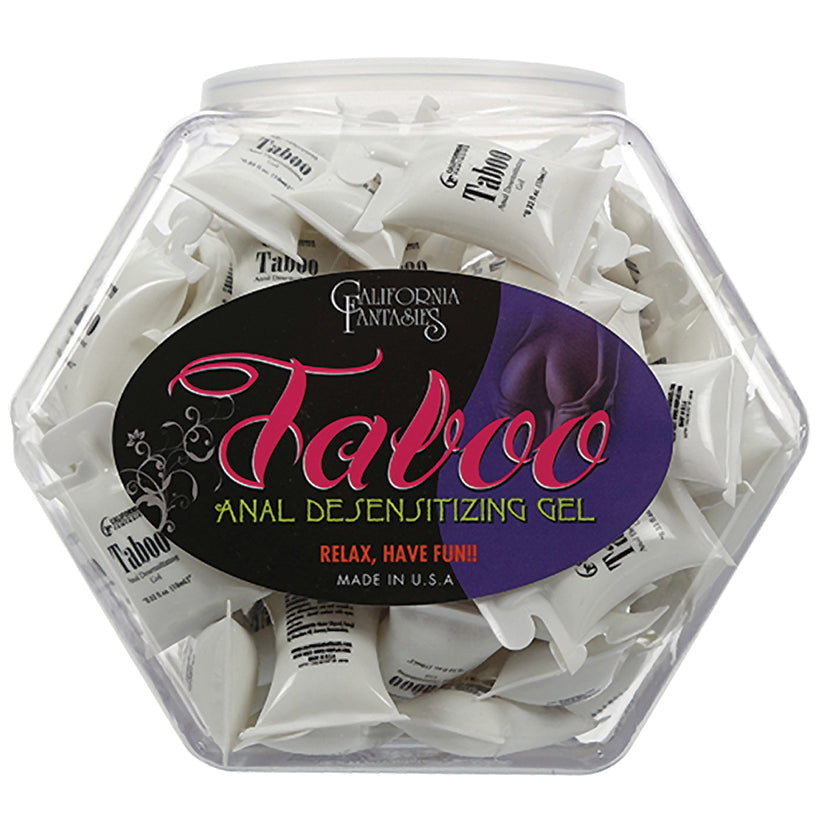 Taboo Anal Desensitizing Gel 10ml Bowl of 72.