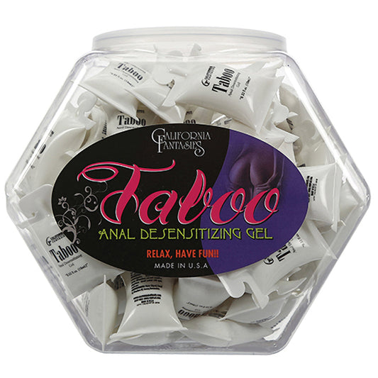 Taboo Anal Desensitizing Gel 10ml Bowl of 72.