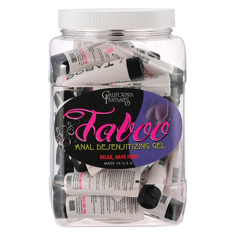 Taboo Anal Desensitizing Gel 0.5oz Tube Bowl of 36.