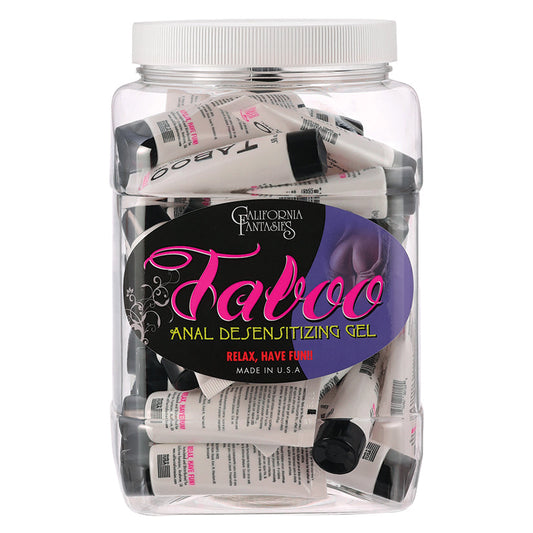 Taboo Anal Desensitizing Gel 0.5oz Tube Bowl of 36.