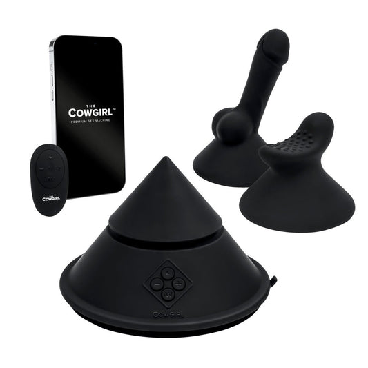 The Cowgirl Cone - App controlled Kit – Rechargeable, Discreet, Intimate Wellness Accessory – Quiet, Rechargeable, Waterproof, Couples & Solo Use, Discreet Intimate Wellness Accessory