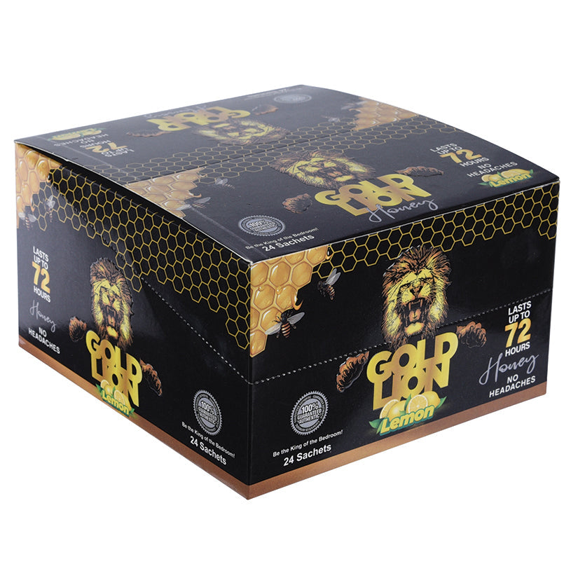 Gold Lion Lemon Honey Display of 24.