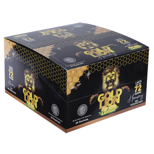 Gold Lion Lemon Honey Display of 24.