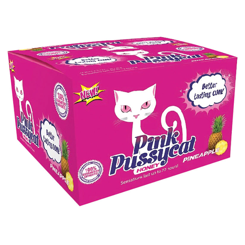 Pink Pussycat Pineapple Honey Single Pack Display of 24.