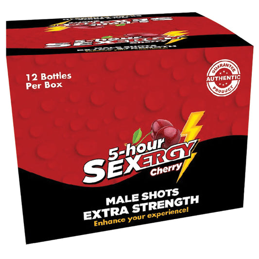 Sexergy Liquid Shot Male Display of 12.