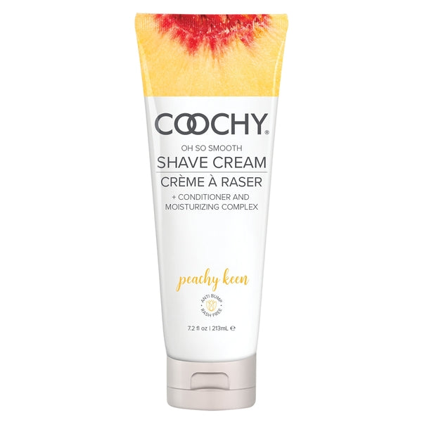 Shave Cream - Peachy Keen  7.2oz – Rechargeable, Discreet, Intimate Wellness Accessory – Quiet, Rechargeable, Waterproof, Couples & Solo Use, Discreet Intimate Wellness Accessory