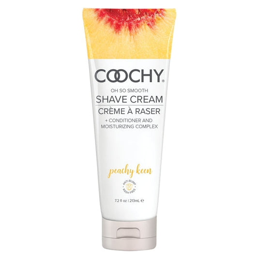 Shave Cream - Peachy Keen  7.2oz – Rechargeable, Discreet, Intimate Wellness Accessory – Quiet, Rechargeable, Waterproof, Couples & Solo Use, Discreet Intimate Wellness Accessory