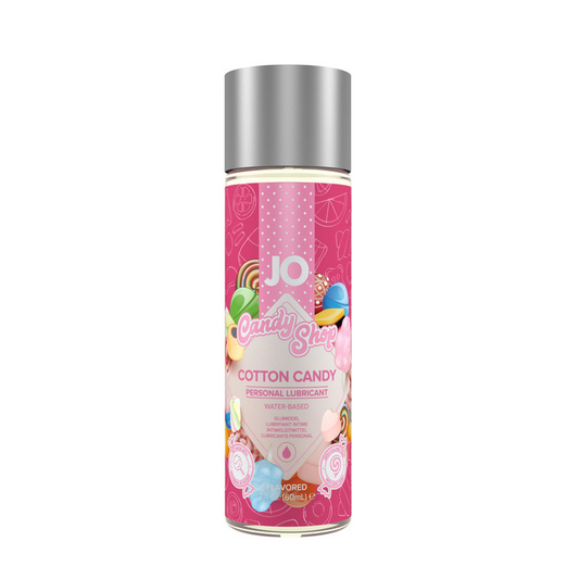 JO Candy Shop - Cotton Candy - Lubricant 2 floz / 60 mL – Rechargeable, Discreet, Intimate Wellness Accessory – Quiet, Rechargeable, Waterproof, Couples & Solo Use, Discreet Intimate Wellness Accessory