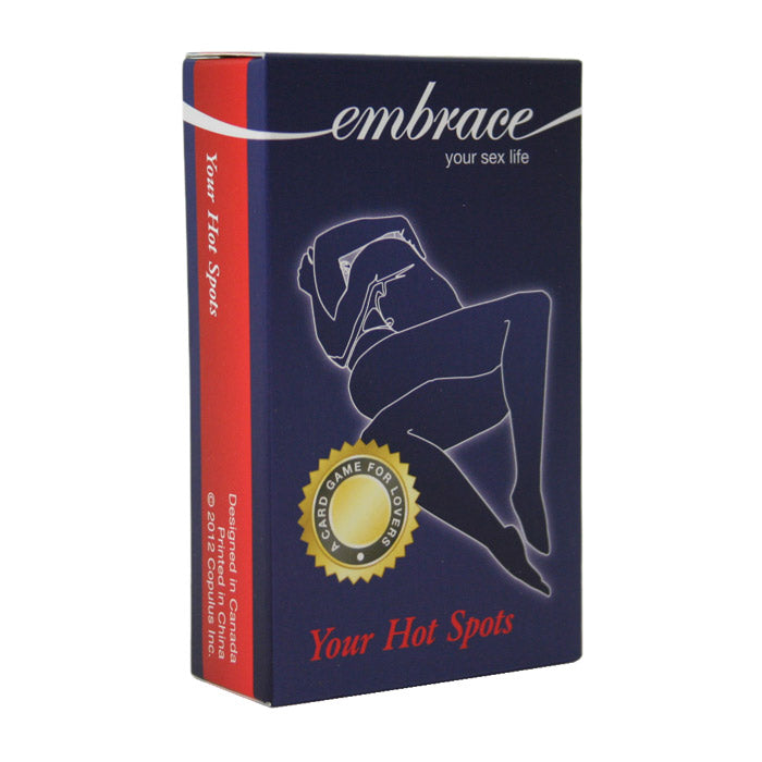 Card Game - Your Hot Spots – Rechargeable, Discreet, Intimate Wellness Accessory – Quiet, Rechargeable, Waterproof, Couples & Solo Use, Discreet Intimate Wellness Accessory