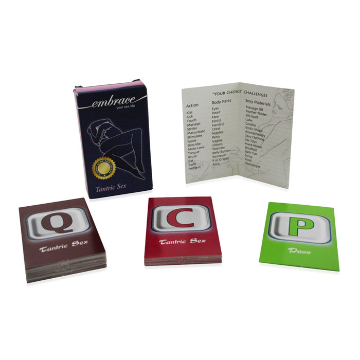 Card Game - Tantric intimacy – Rechargeable, Discreet, Intimate Wellness Accessory – Quiet, Rechargeable, Waterproof, Couples & Solo Use, Discreet Intimate Wellness Accessory