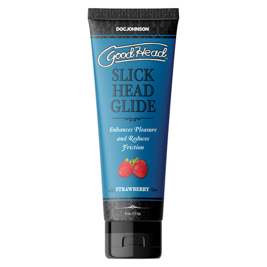 GoodHead Slick Head Glide-Strawberry 4oz Bulk.