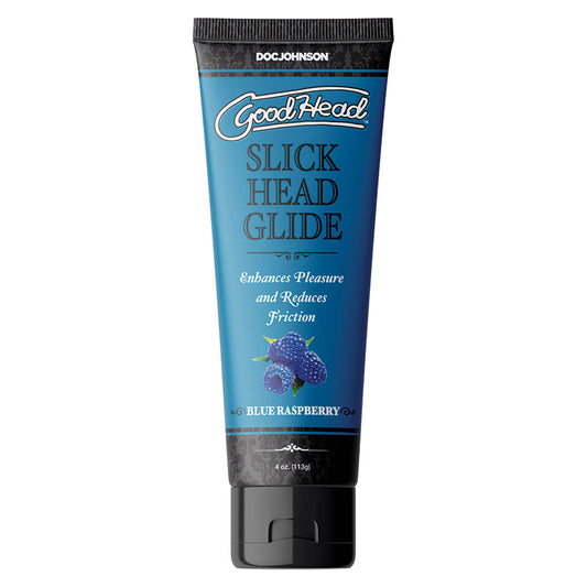 GoodHead Slick Head Glide-Blue Raspberry 4oz Bulk.