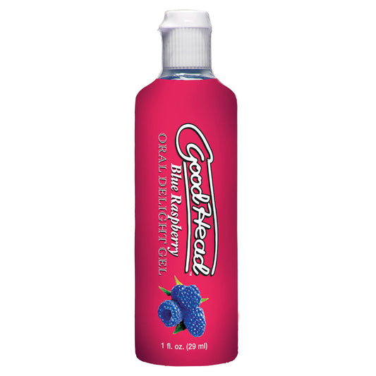 GoodHead Oral Delight Gel-Blue Raspberry 1oz Bulk.