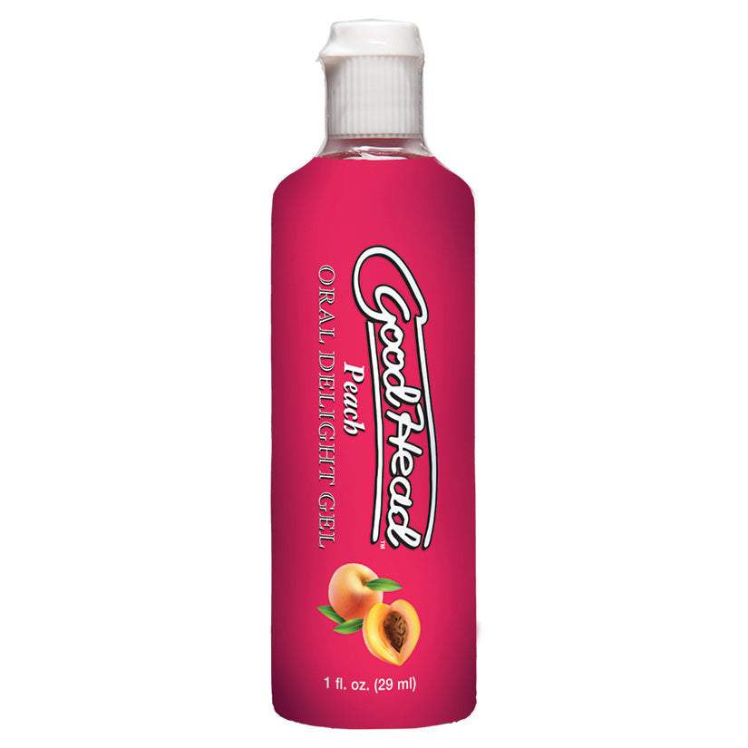 GoodHead Oral Delight Gel-Peach 1oz Bulk.