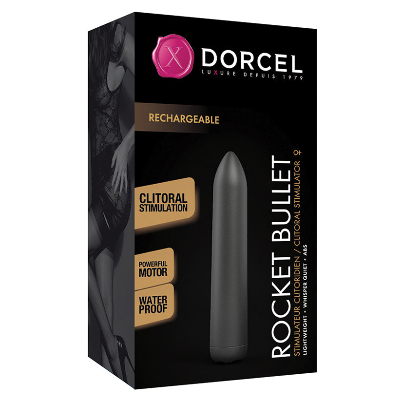 Dorcel Rocket Bullet-Noir Metallise.