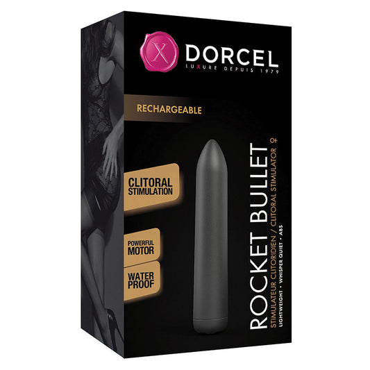 Dorcel Rocket Bullet-Noir Metallise.