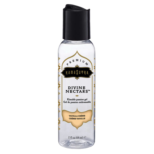Divine Nectars Flavored Body Glide Vanilla Crème 2 fl oz – Rechargeable, Discreet, Intimate Wellness Accessory – Quiet, Rechargeable, Waterproof, Couples & Solo Use, Discreet Intimate Wellness Accessory
