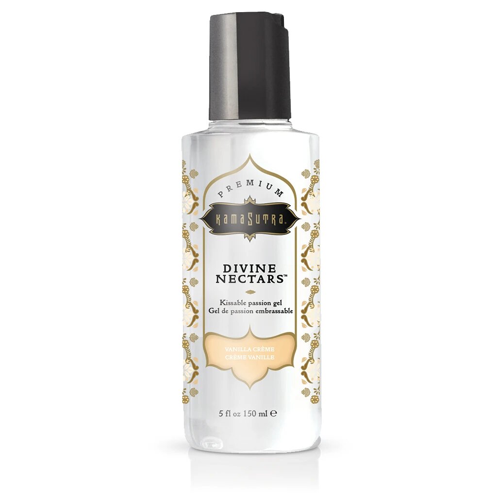 Divine Nectars Flavored Body Glide Vanilla Crème 5 fl oz – Rechargeable, Discreet, Intimate Wellness Accessory – Quiet, Rechargeable, Waterproof, Couples & Solo Use, Discreet Intimate Wellness Accessory