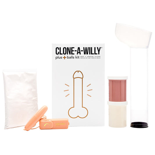 Clone-A-Willy Plus+ Balls Kit-Medium Skin Tone.