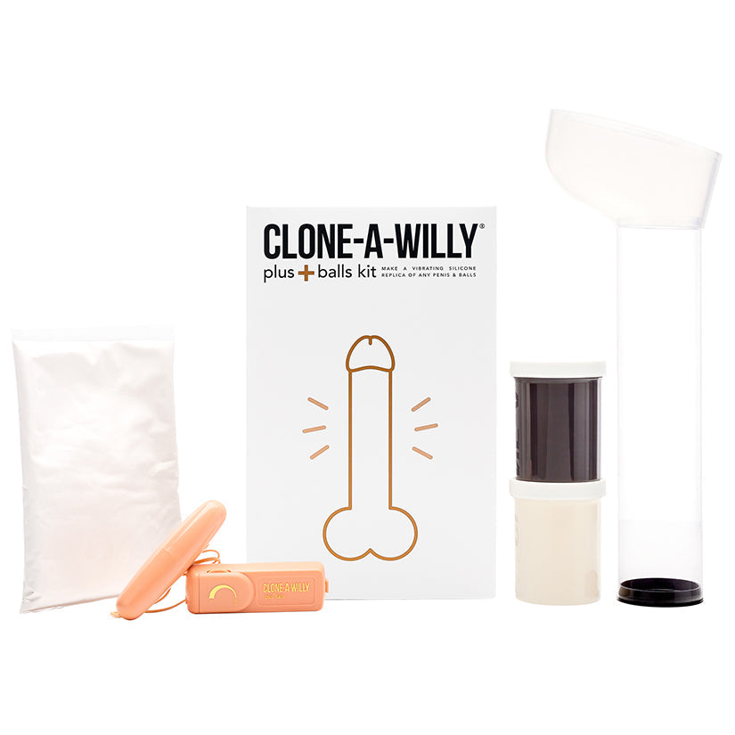 Clone-A-Willy Plus+ Balls Kit-Deep Skin Tone.
