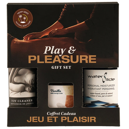 Earthly Body By Night Play and Pleasures Gift Set-Vanilla.