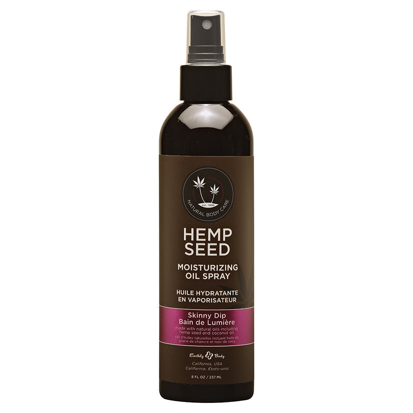 Earthly Body Hemp Seed Moisturizing Oil Spray-Skinny Dip 8oz.