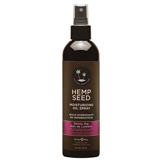 Earthly Body Hemp Seed Moisturizing Oil Spray-Skinny Dip 8oz.