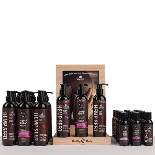 Hemp Seed Massage Lotion Prepack.