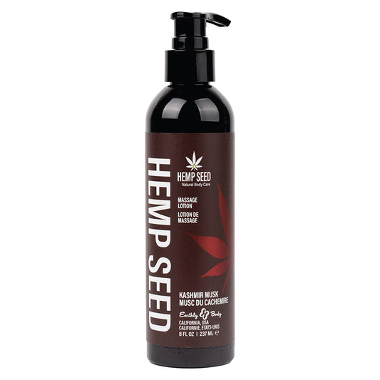 Hemp Seed Massage Lotion-Kashmir Musk 8oz.