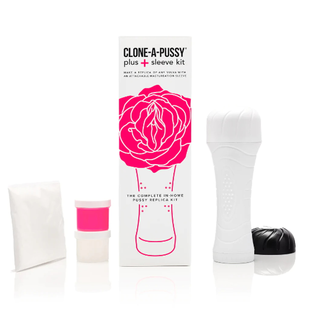 Clone A female Plus+ Sleeve Kit - Pink – Rechargeable, Discreet, Intimate Wellness Accessory – Quiet, Rechargeable, Waterproof, Couples & Solo Use, Discreet Intimate Wellness Accessory