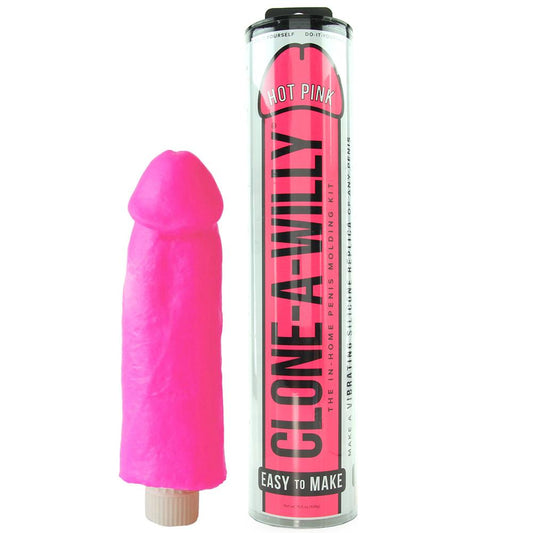 Clone A Willy Original - Hot Pink – Rechargeable, Discreet, Intimate Wellness Accessory – Quiet, Rechargeable, Waterproof, Couples & Solo Use, Discreet Intimate Wellness Accessory