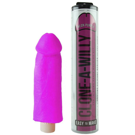 Clone A Willy Original - Neon Purple – Rechargeable, Discreet, Intimate Wellness Accessory – Quiet, Rechargeable, Waterproof, Couples & Solo Use, Discreet Intimate Wellness Accessory