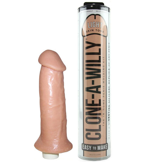 Clone A Willy Original - Light Skin Tone – Rechargeable, Discreet, Intimate Wellness Accessory – Quiet, Rechargeable, Waterproof, Couples & Solo Use, Discreet Intimate Wellness Accessory