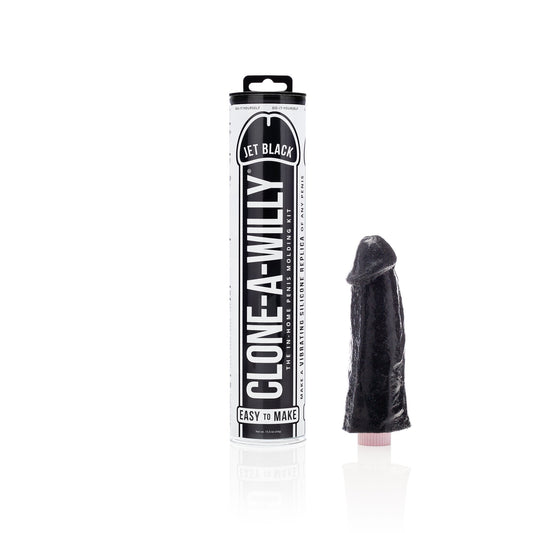 Clone A Willy Original - Jet Black – Rechargeable, Discreet, Intimate Wellness Accessory – Quiet, Rechargeable, Waterproof, Couples & Solo Use, Discreet Intimate Wellness Accessory