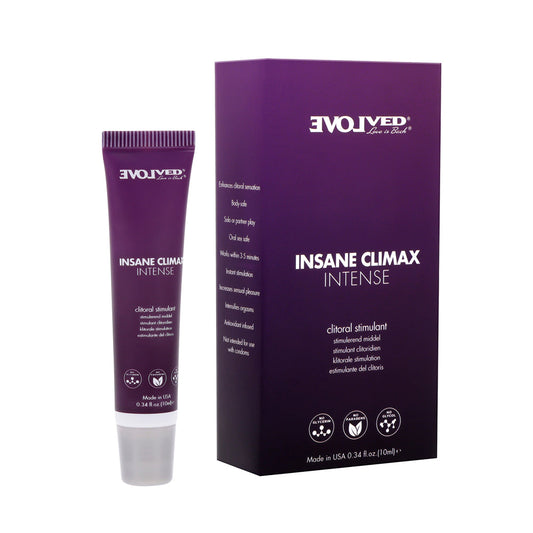 Insane Climax - Intense clitoral stim. – Rechargeable, Discreet, Intimate Wellness Accessory – Quiet, Rechargeable, Waterproof, Couples & Solo Use, Discreet Intimate Wellness Accessory
