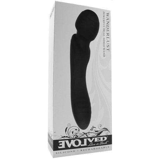 Evolved Wanderlust Lg Double-Ended Vibe – Rechargeable, Discreet, Intimate Wellness Accessory – Quiet, Rechargeable, Waterproof, Couples & Solo Use, Discreet Intimate Wellness Accessory