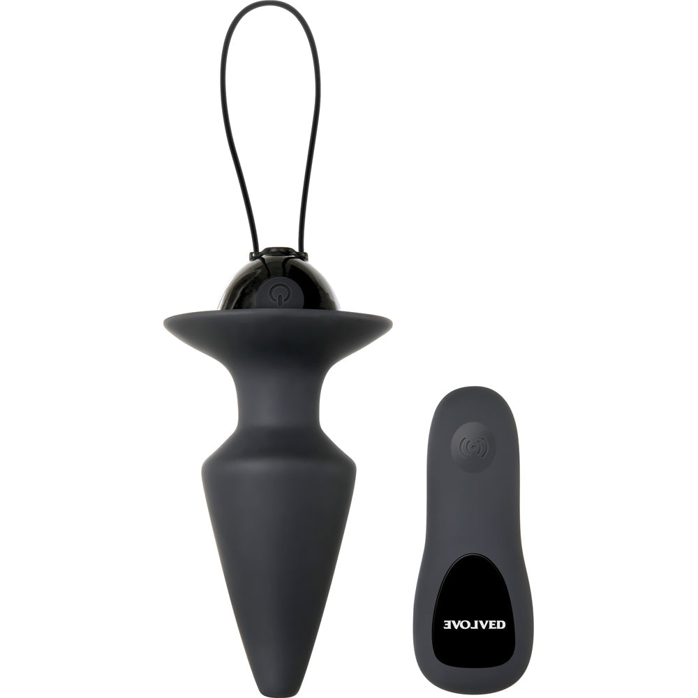 Evolved Plug & Play w RemoteButt Plug – Rechargeable, Discreet, Intimate Wellness Accessory – Quiet, Rechargeable, Waterproof, Couples & Solo Use, Discreet Intimate Wellness Accessory