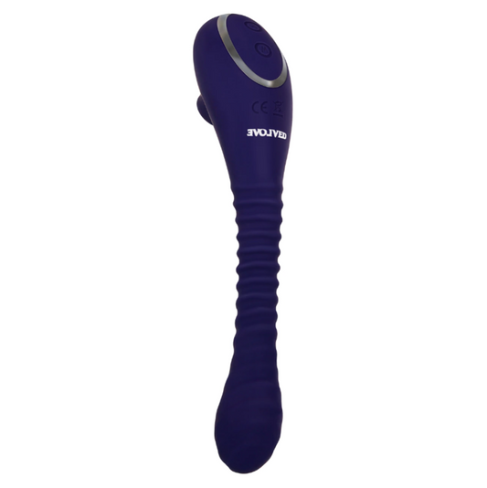 Evolved Bendable Sucker – Rechargeable, Discreet, Intimate Wellness Accessory – Quiet, Rechargeable, Waterproof, Couples & Solo Use, Discreet Intimate Wellness Accessory