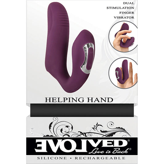 Evolved Helping Hand – Rechargeable, Discreet, Intimate Wellness Accessory – Quiet, Rechargeable, Waterproof, Couples & Solo Use, Discreet Intimate Wellness Accessory