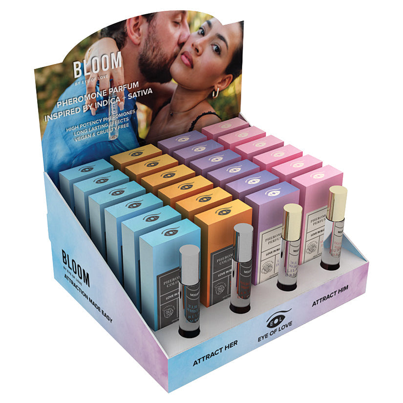 Eye of Love Bloom Pheromone Parfum 10ml Display of 24.