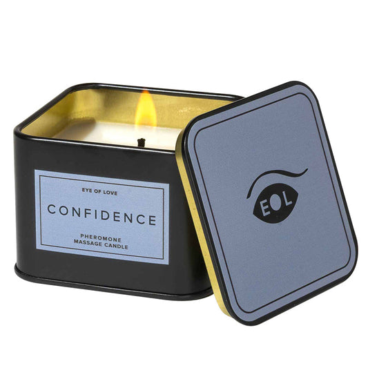 Eye of Love Pheromone Massage Candle-Confidence 6oz.